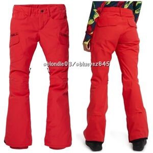 Burton Red Women's Pants